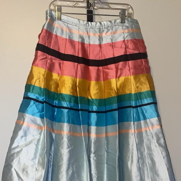 Multi-colored Pleated Midi Skirt - Picture 7 of 7